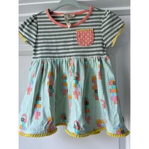 Matilda Jane Dream Chasers Hopscotch Tunic Size 2 EIC